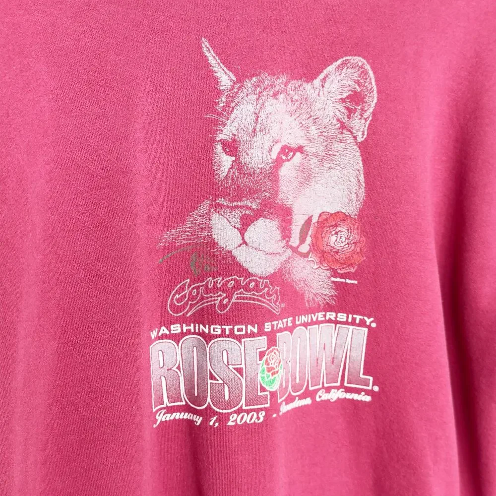 Vintage Washington State University Cougars Rose Bowl 2003 Crewneck Sweatshirt M - Picture 2 of 6